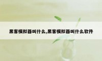 黑客模拟器叫什么,黑客模拟器叫什么软件