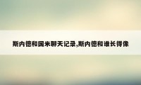 斯内德和国米聊天记录,斯内德和谁长得像