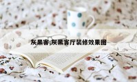 灰黑客,灰黑客厅装修效果图