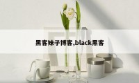 黑客妹子博客,black黑客