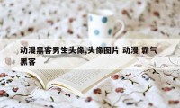 动漫黑客男生头像,头像图片 动漫 霸气 黑客