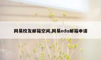 网易校友邮箱空间,网易edu邮箱申请