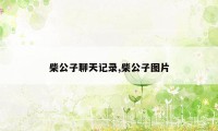 柴公子聊天记录,柴公子图片