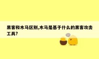 黑客和木马区别,木马是基于什么的黑客攻击工具?