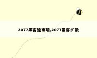 2077黑客流穿墙,2077黑客扩散