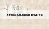 黑客军团1迅雷,黑客军团 RMVB 下载